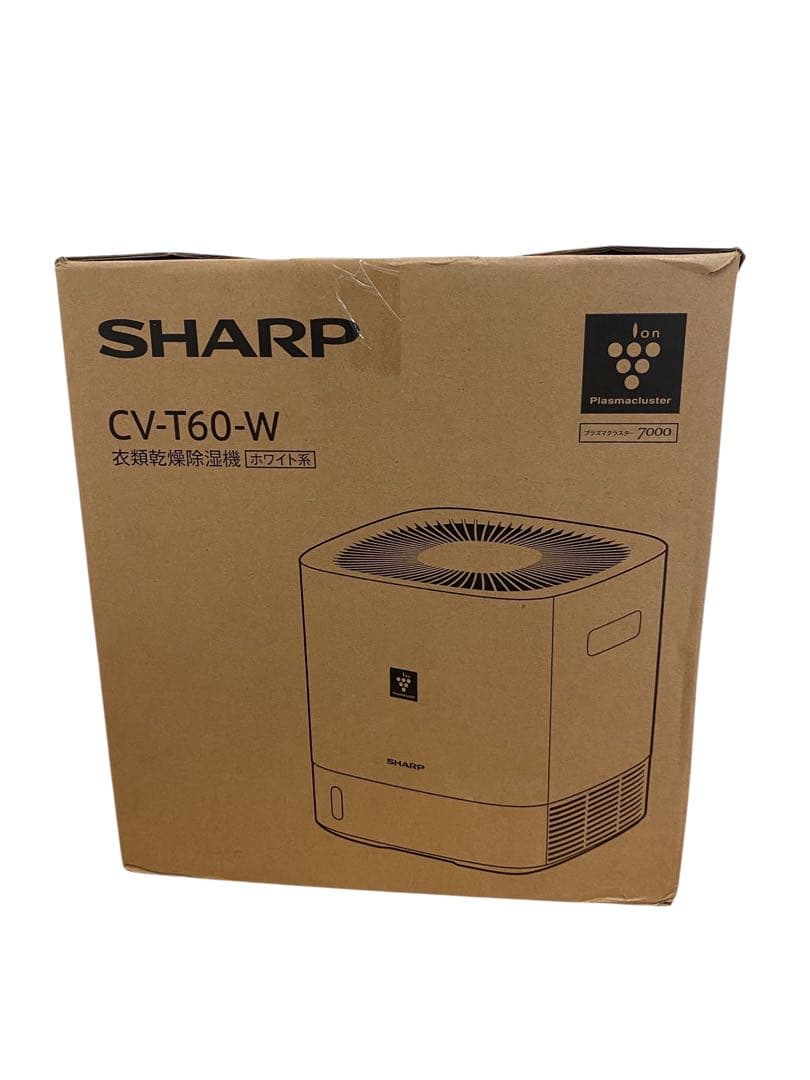 シャープSHARP衣類乾燥除湿機ホワイト系 CV-T60-W プラズマクラスター