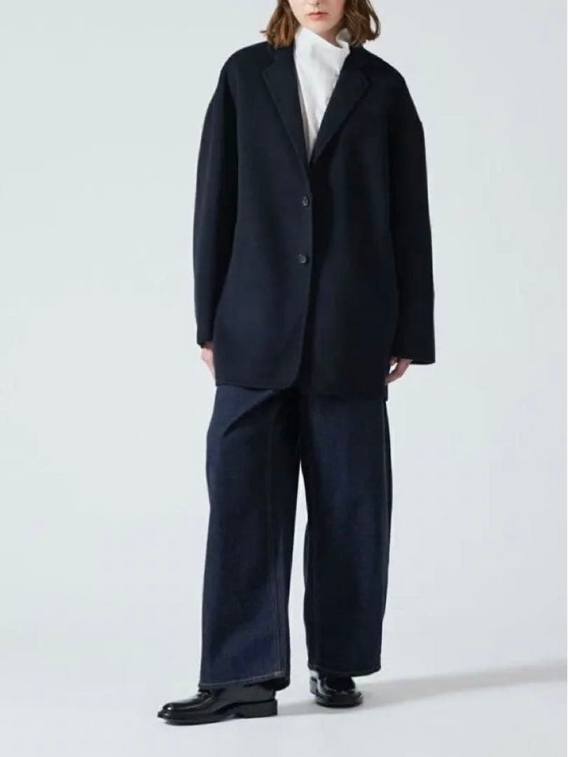 25AW 新品mizuiro ind ウールワイドテーラードジャケット