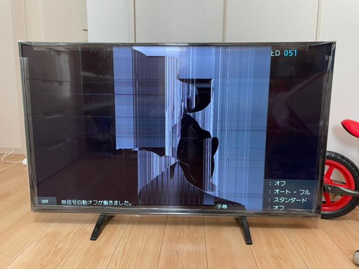 ジャンク品　Panasonic TH-49FX600 パナソニック　テレビ