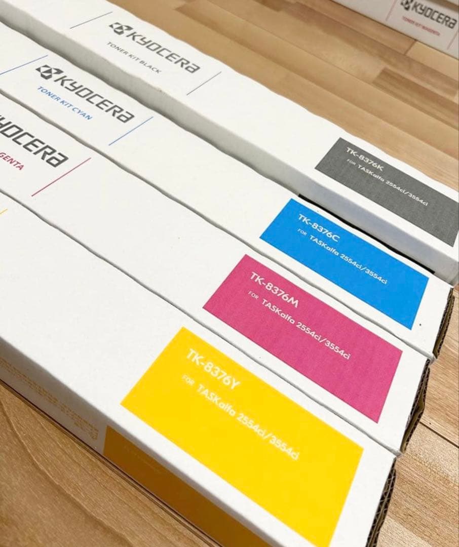 TK-8376新品未使用KYOCERA純正トナー４本セット複合機コピー機