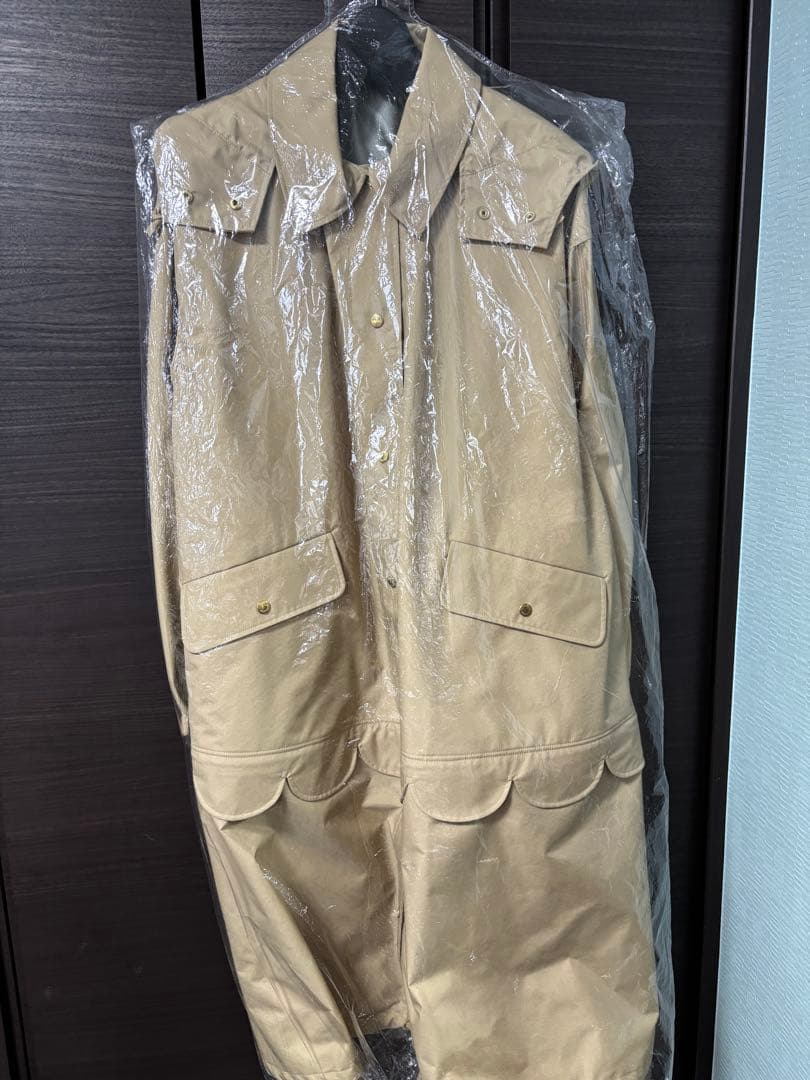 【新品】レインコート2way scallop water proof coat