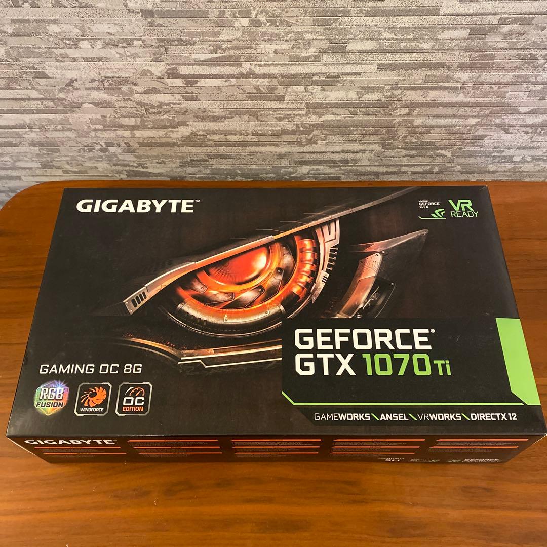 【美品】GPU GIGABYTEGEFORCEGTX1070 Ti 8GB