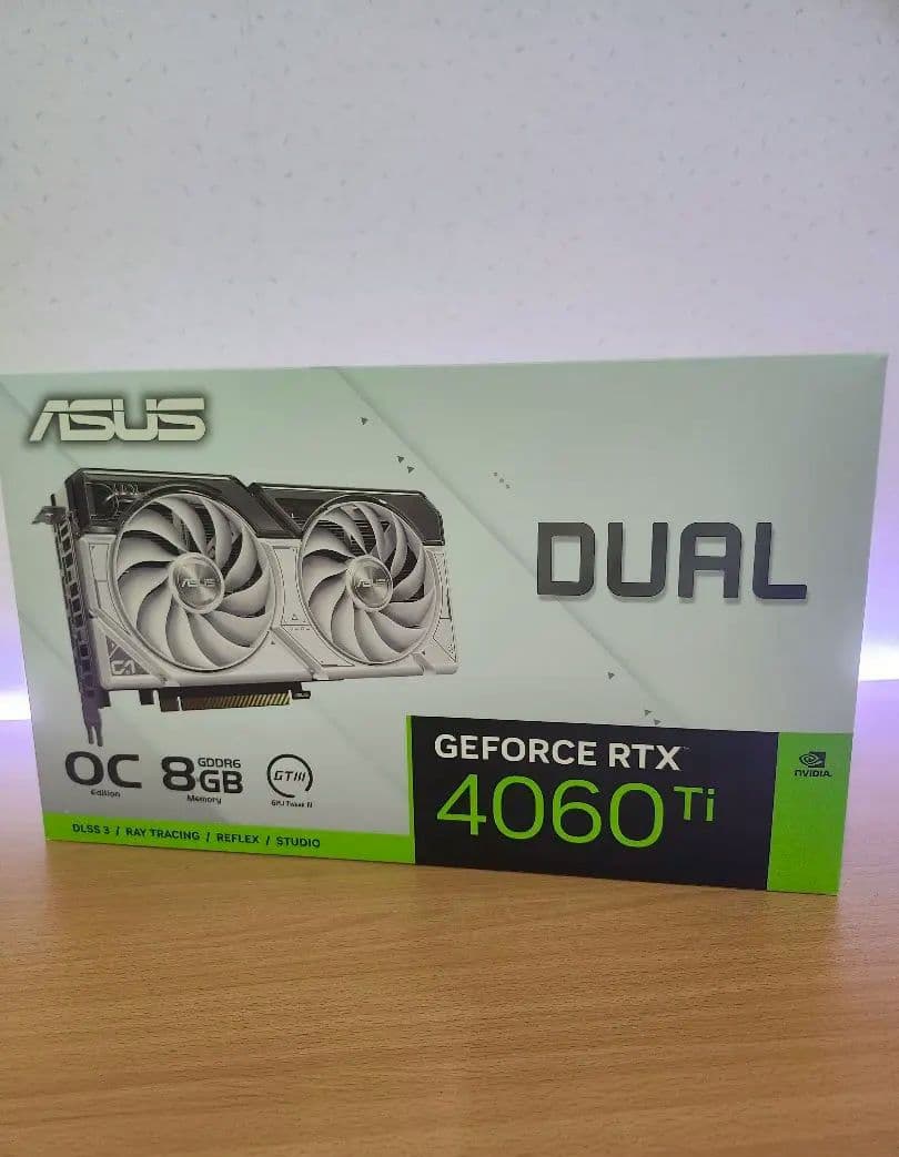 ASUS GeForce RTX 4060 Ti OC 8GB ホワイト