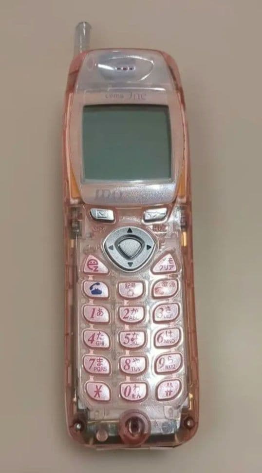 IDO C301T 東芝　TOSHIBA　ガラケー スケルトン 実機　レトロ