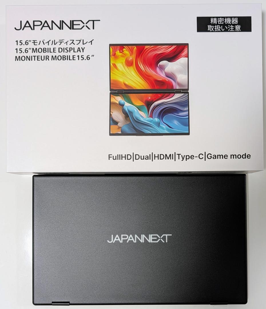 パ*リ様 JAPANNEXT デュアルモバイルモニター JN-DMD-156F