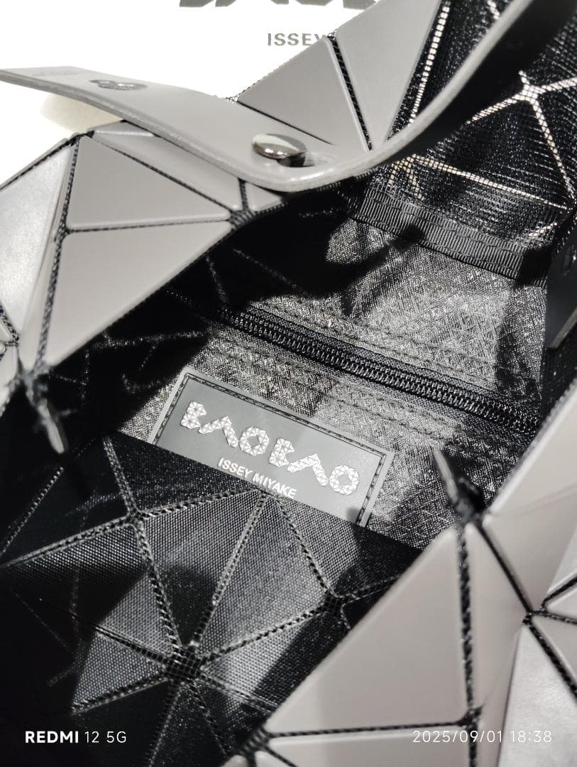 美品BAO BAO ISSEY MIYAKE エコバッグ グレー