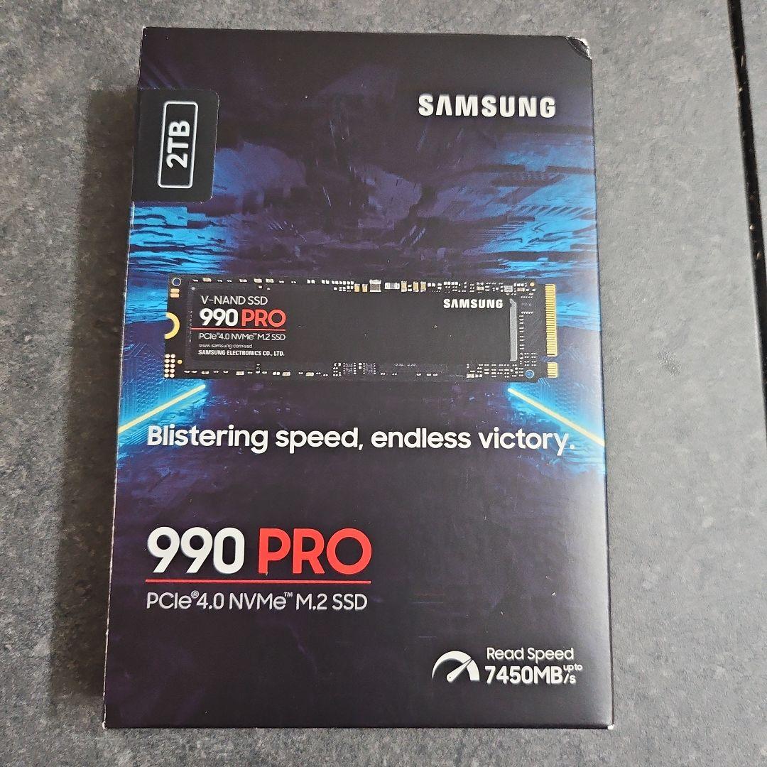 内蔵型SSD SAMSUNG 990 PRO 2TB SSD PCIe 4.0 NVMe