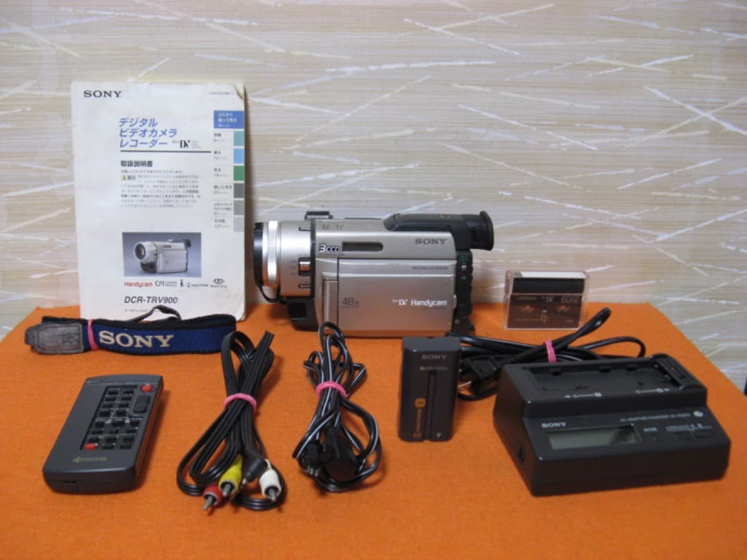 動作OK❗️SONYのMini DV/デジタルビデオカメラ/DCR-TRV900