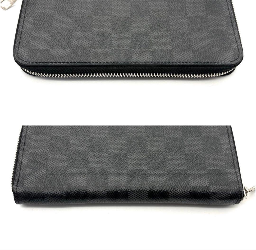 ルイ・ヴィトン ヴァスコ ヴェルティカル ダミエグラフィット 長財布 極美品