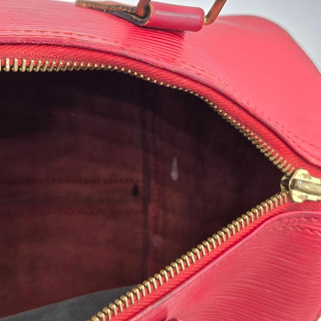 美品　ルイヴィトン エピ スピーディ 25 M59237 ミニボストンバッグ　赤