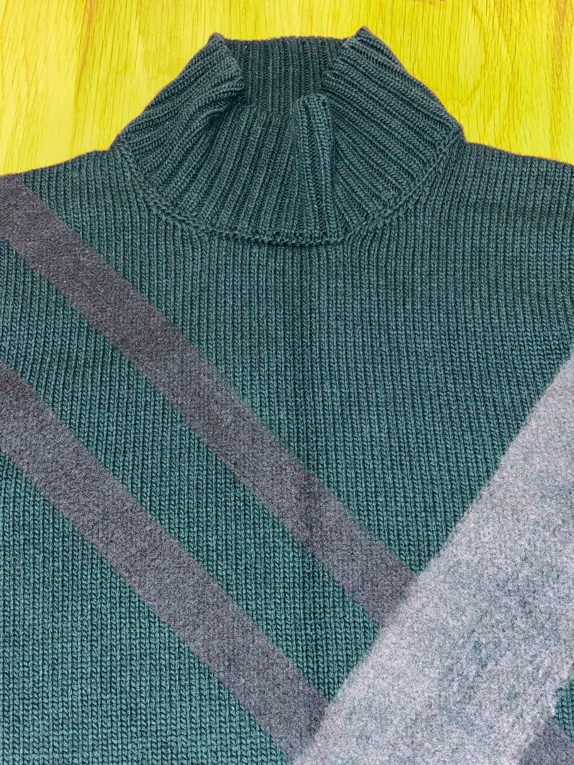 【中古美品】JIL SANDER ダークグリーン タートルネック 46 M,L