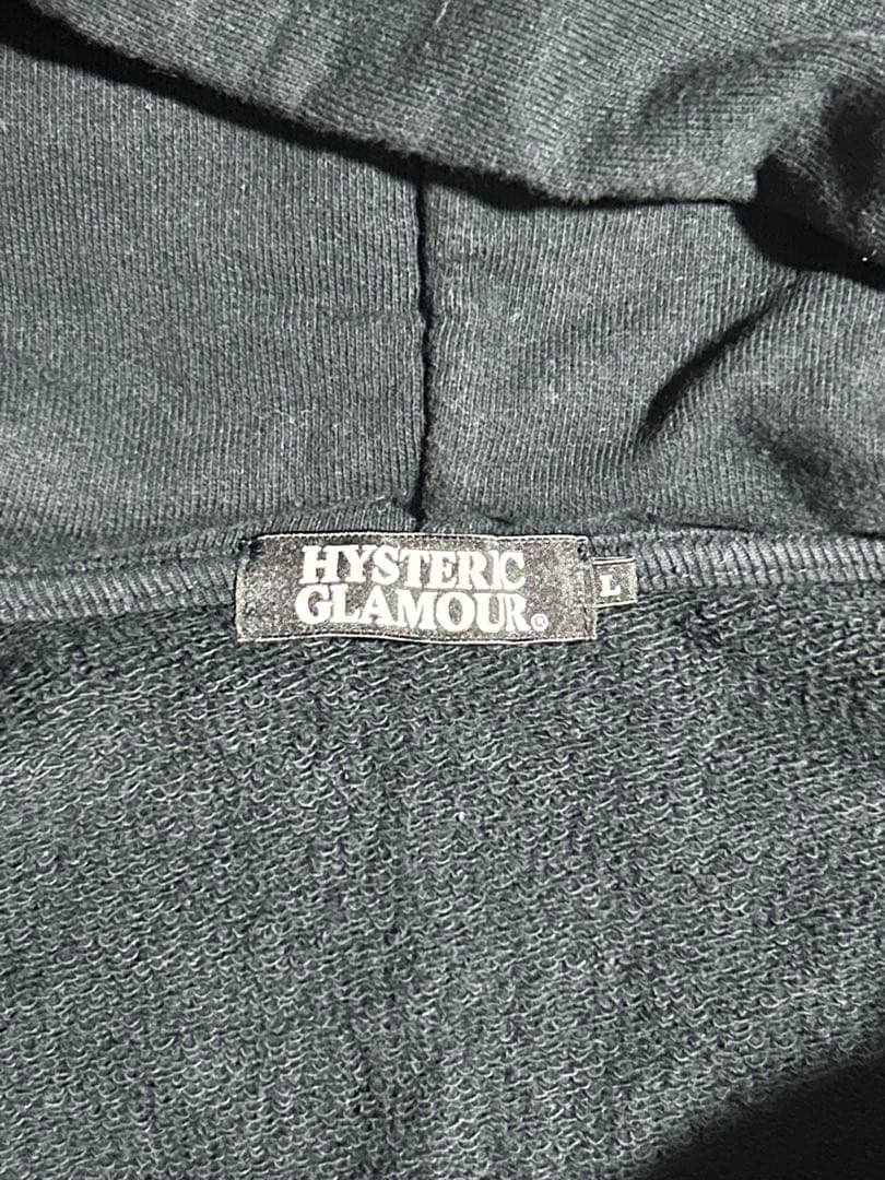 HYSTERIC GLAMOUR ブラックパーカー L
