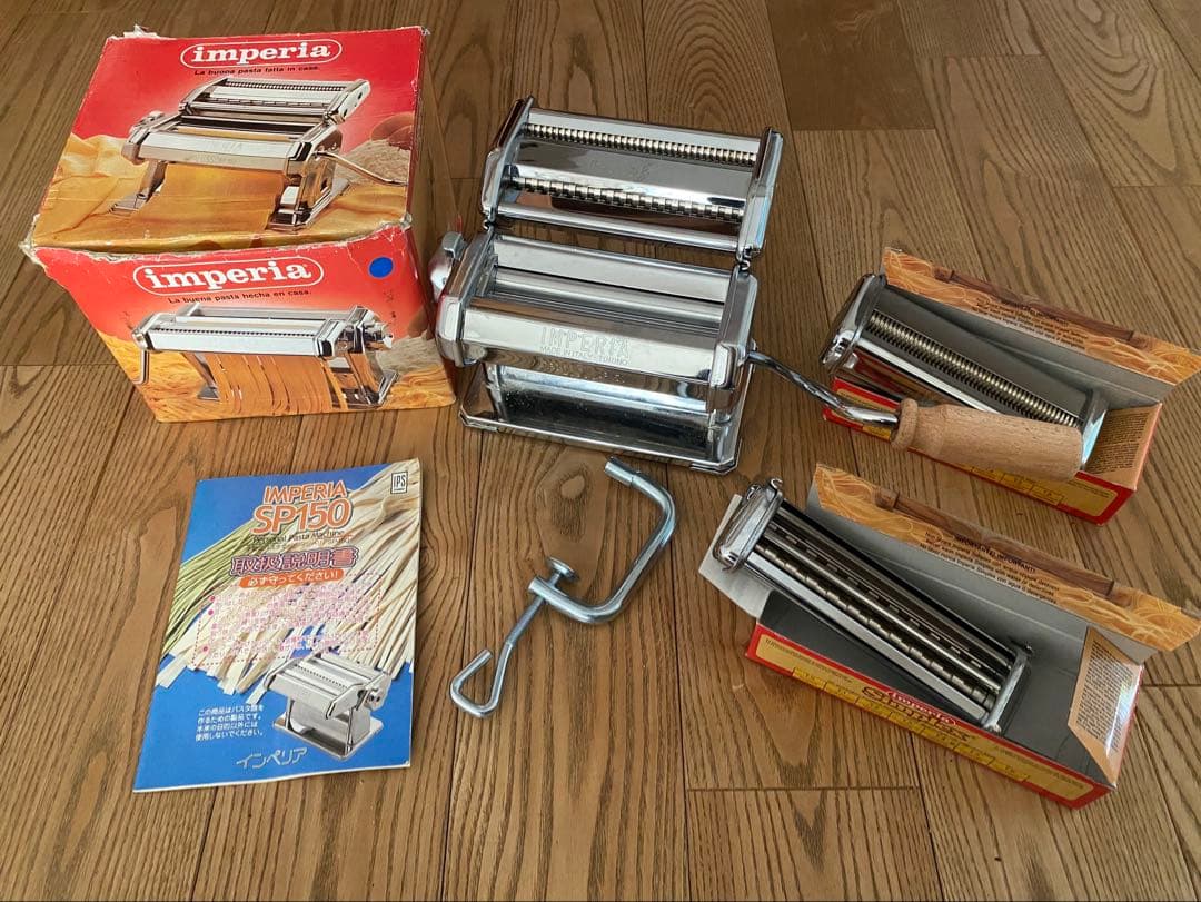 Imperia SP-150 パスタマシン（専用カッター×２付き）