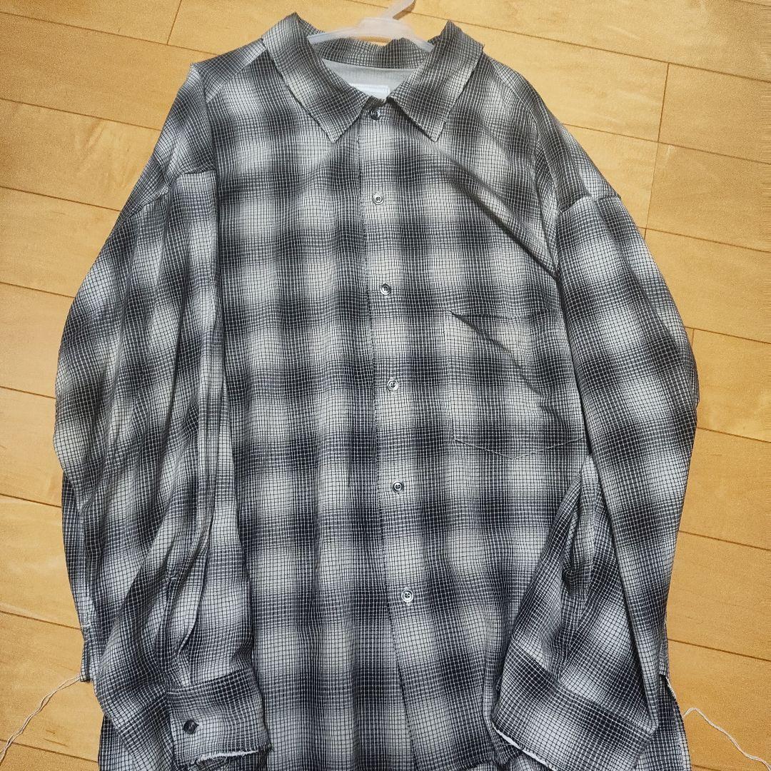 ANCELLM OMBRECHECK SHIRT　size2
