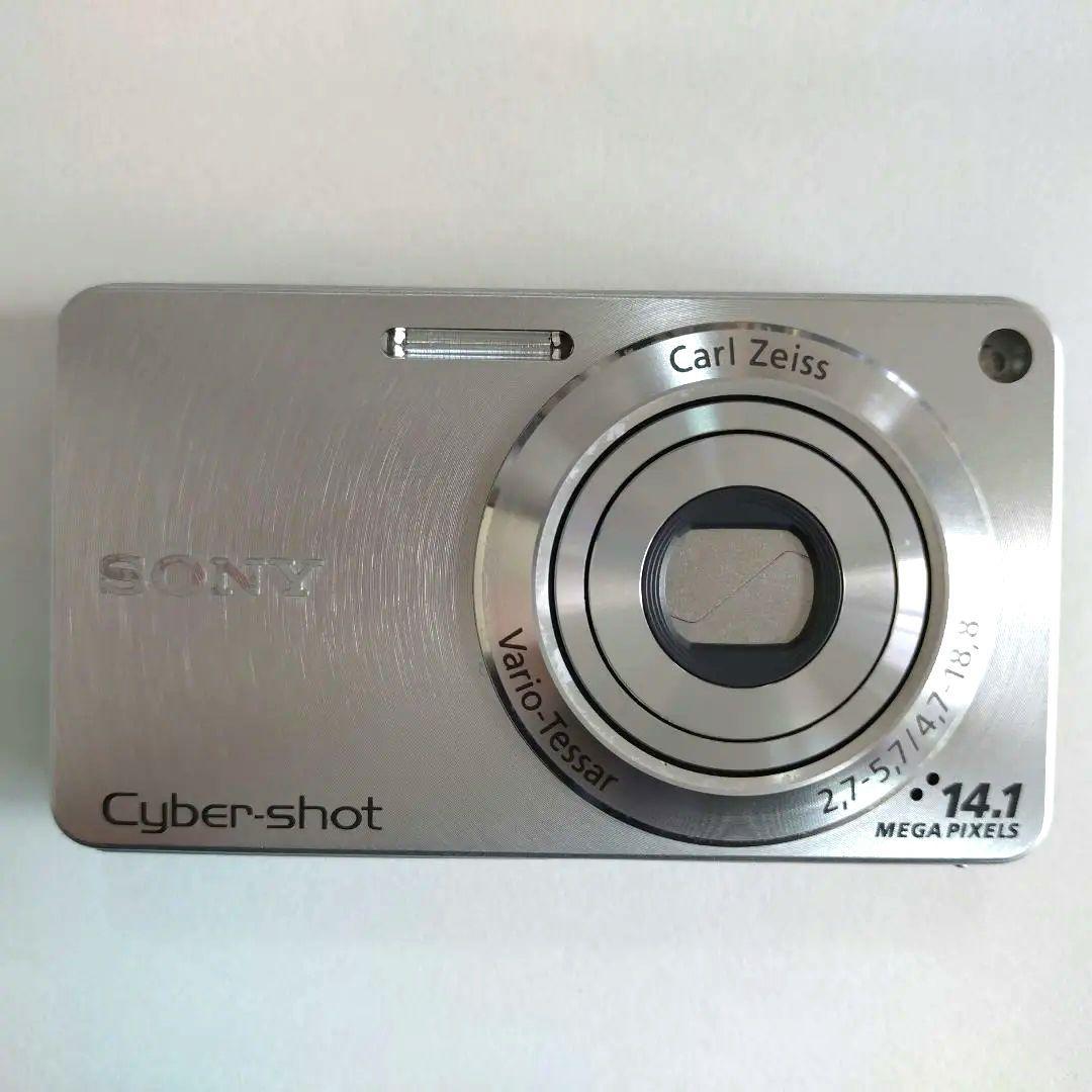 SONY Cyber-shot DSC-W350 シルバー 動作確認品 SD2枚