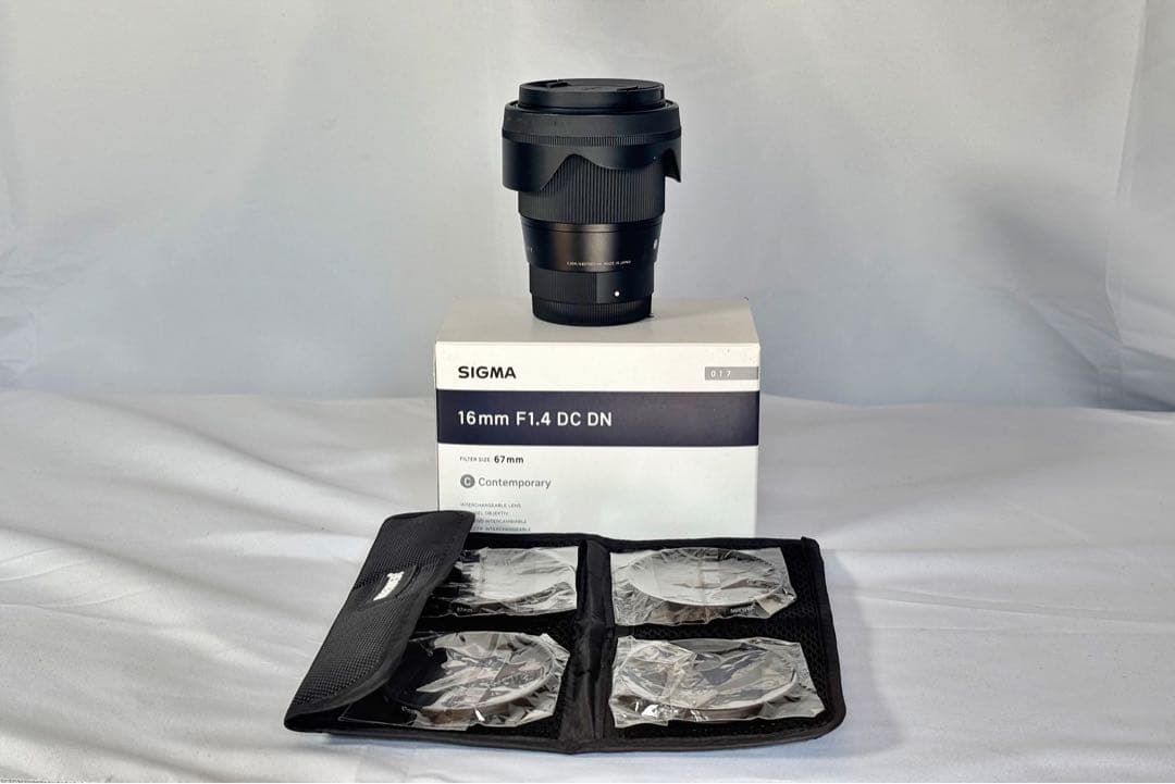 【NDフィルター付き】SIGMA 16mm F1.4 DC DN