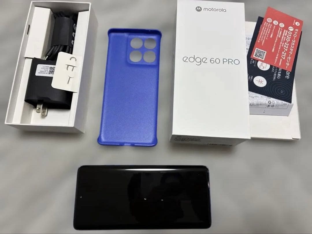 moto g60 pro 青 本体　使用数回のみ