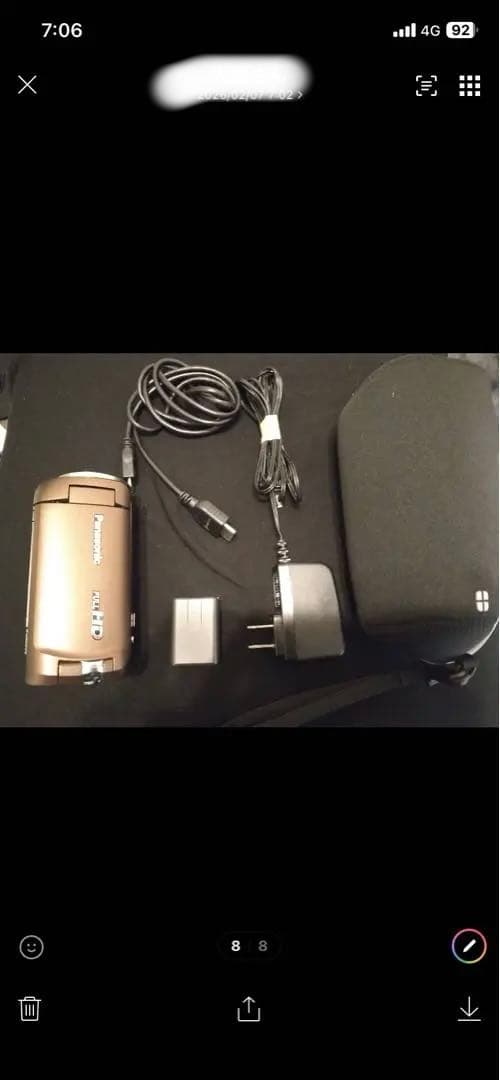 ビデオカメラ　Panasonic HC-W580M