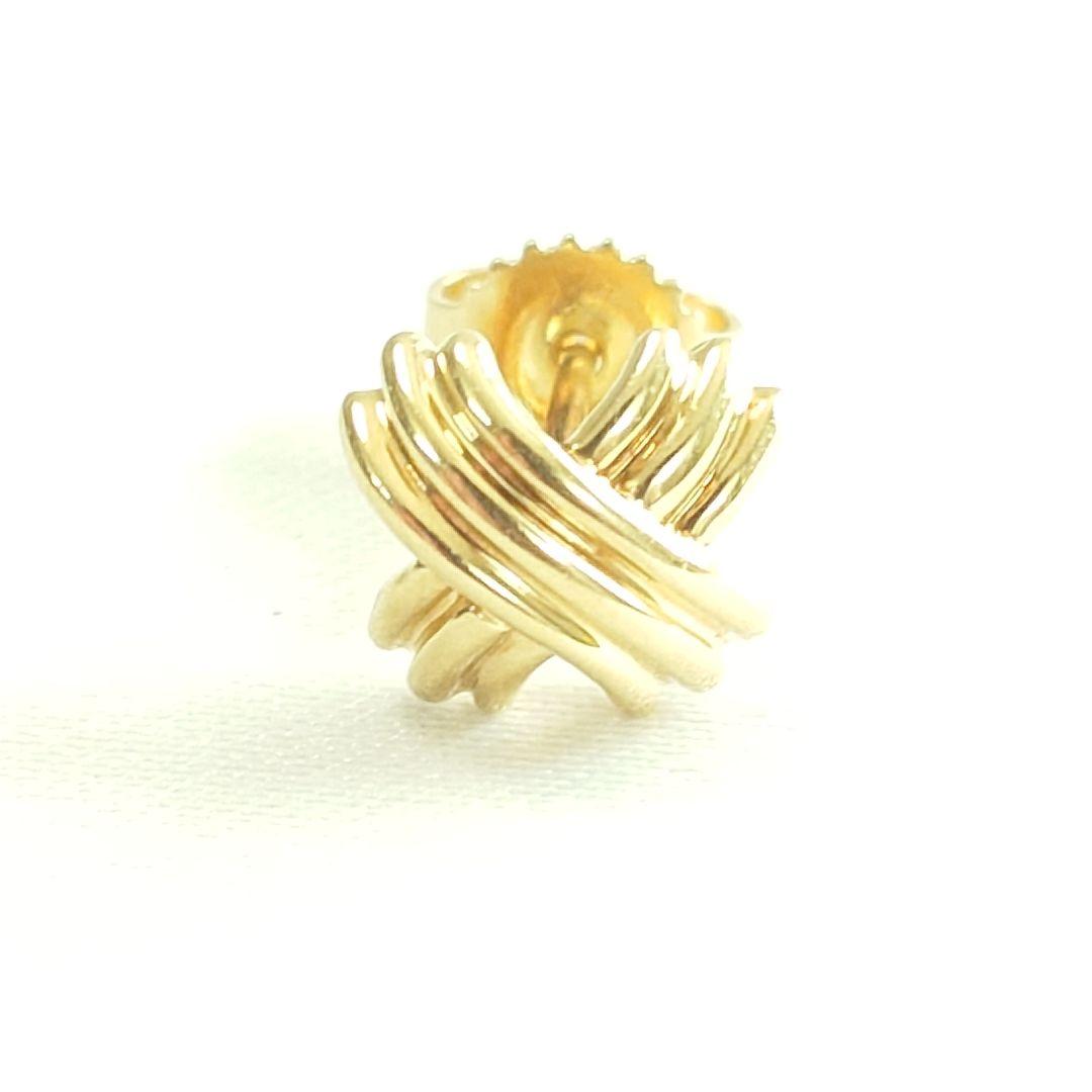 【美品】ティファニー シグネチャー クロス ピアス 片耳用 6512