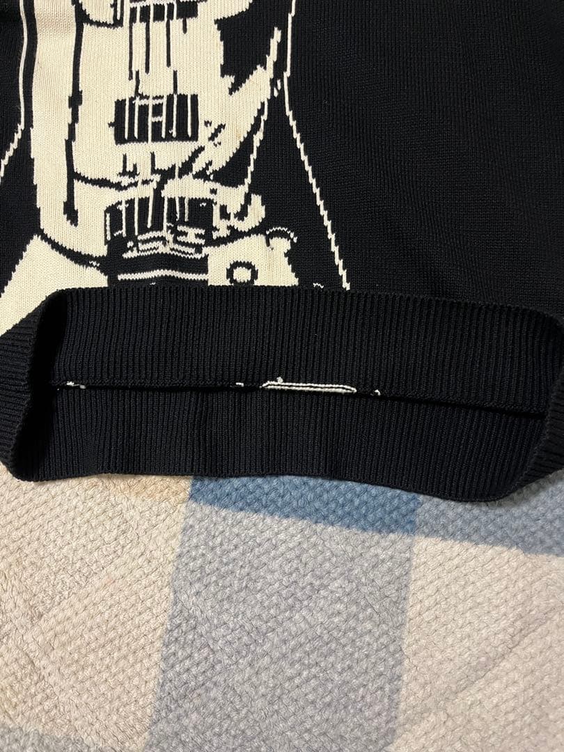 【極美品】 HYSTERIC M ギターガール ヒス グラフィックニット