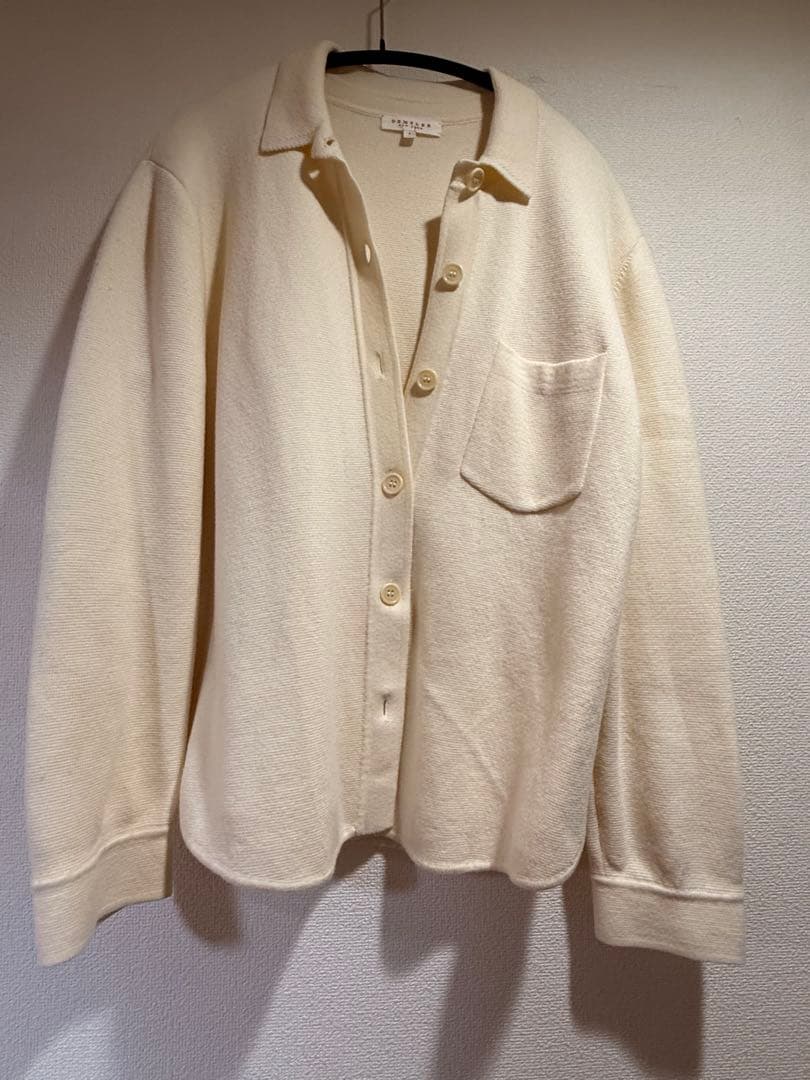 DEMYLEE シャツニットS オフホワイト