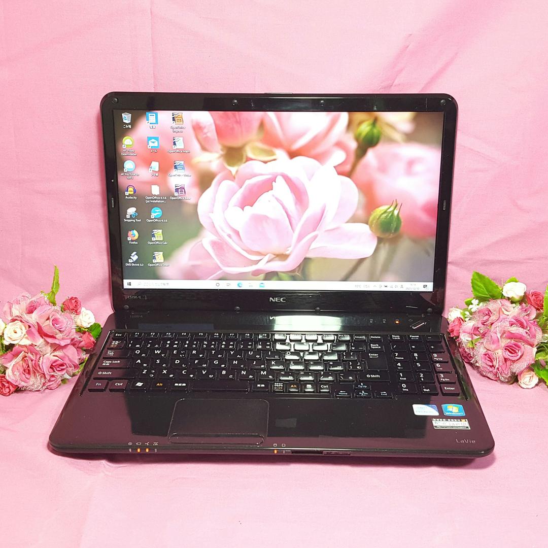Win10❥Wi-Fi❥ブラック❥LaVie❥画像編集❥テンキ❥Office