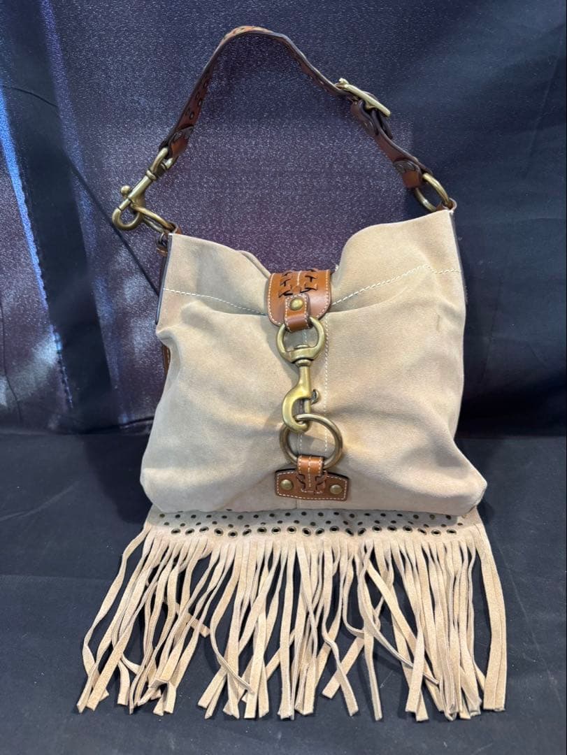 COACHコーチ 希少 ワンショルダーバッグ 肩掛けベルト ベージュ 10401