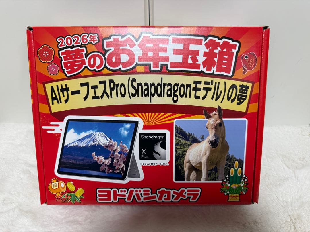 Surface AIサーフェスProの夢 2026年 ヨドバシ 福袋 お年玉箱