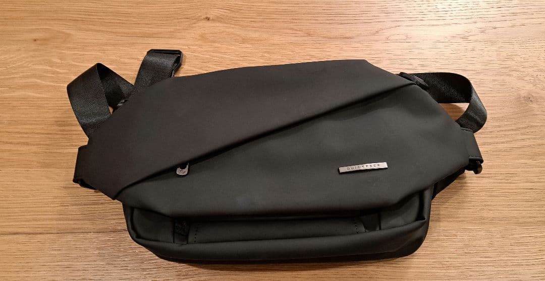 QUICKPACK クイックパック ボディバッグ 防水 ブラック ユニセックス