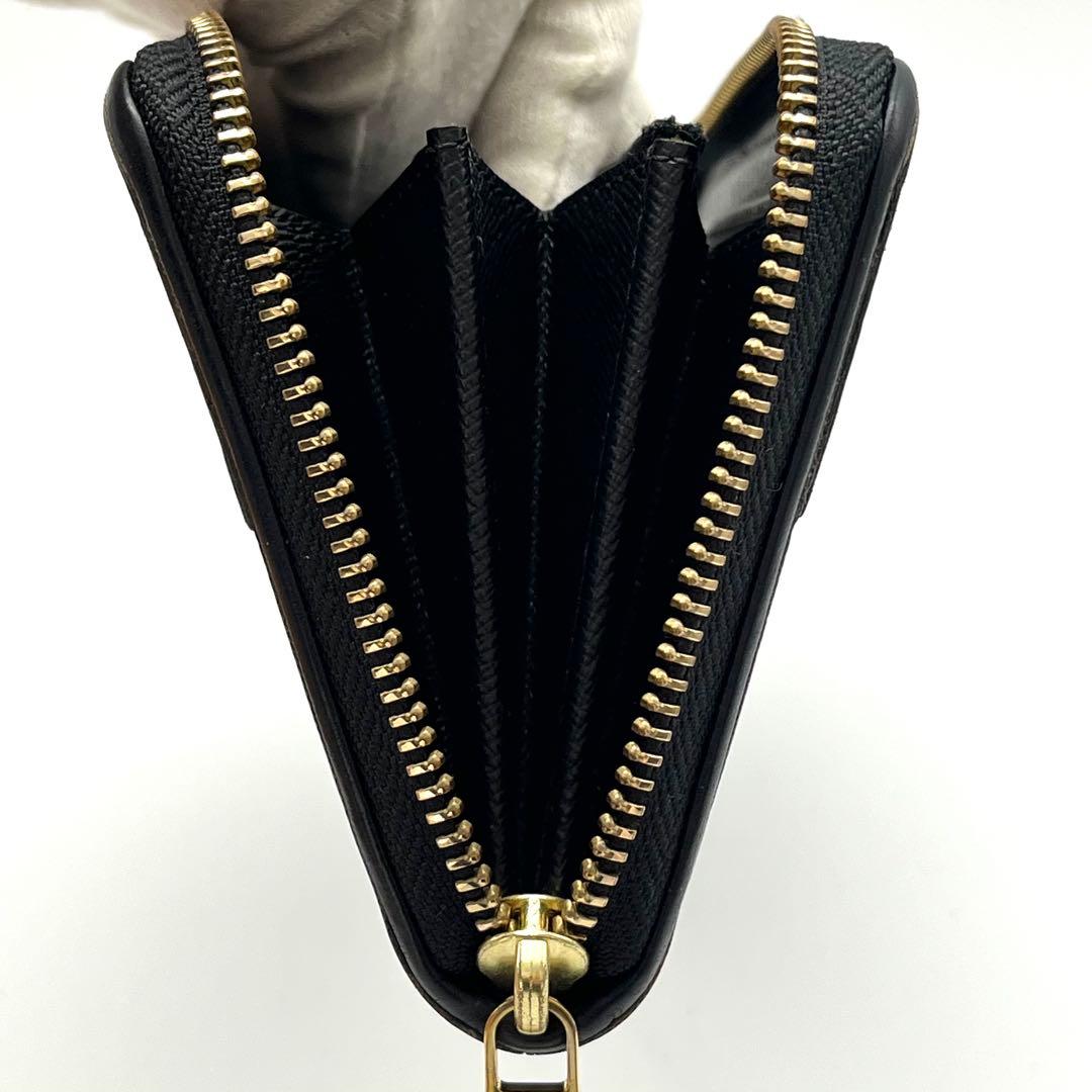 ルイヴィトン　ジッピーウォレット　モノグラム　レティーロ　ブラック　M61855