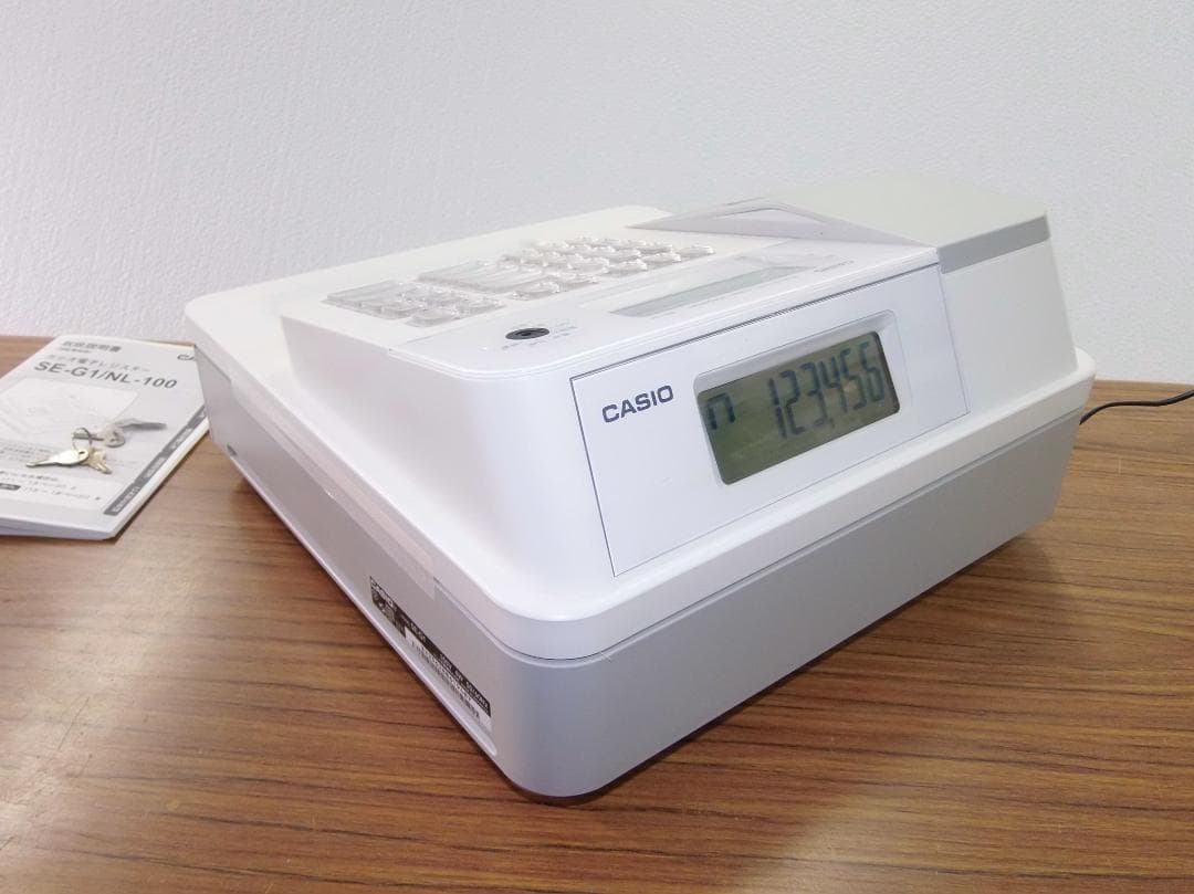 CASIO 簡単レジ　カシオ　SE-G1　　レジスター4部門　25042002