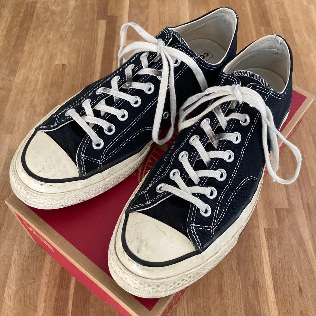 CT70 コンバース チャックテイラー ブラック ローカット 28.5cm