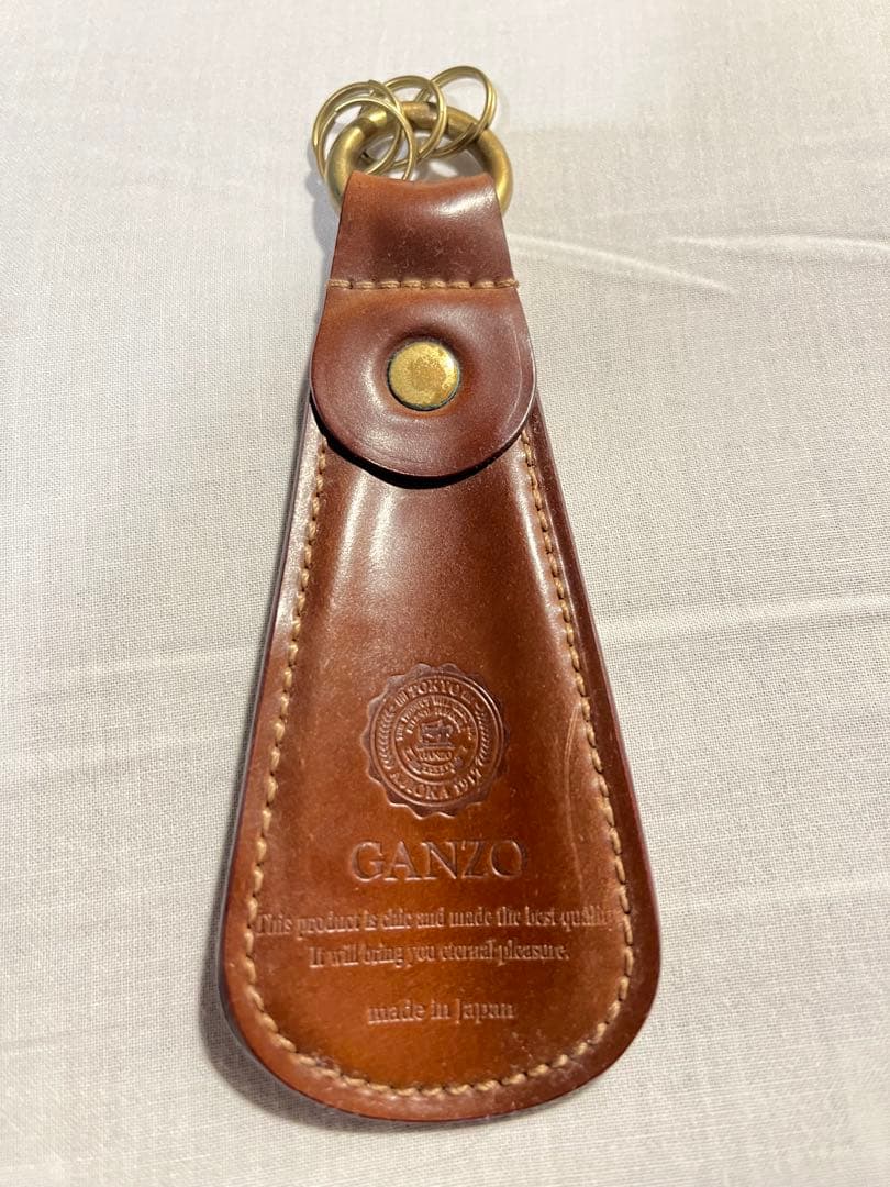 GANZO シューホーンキーホルダー　ナチュラル
