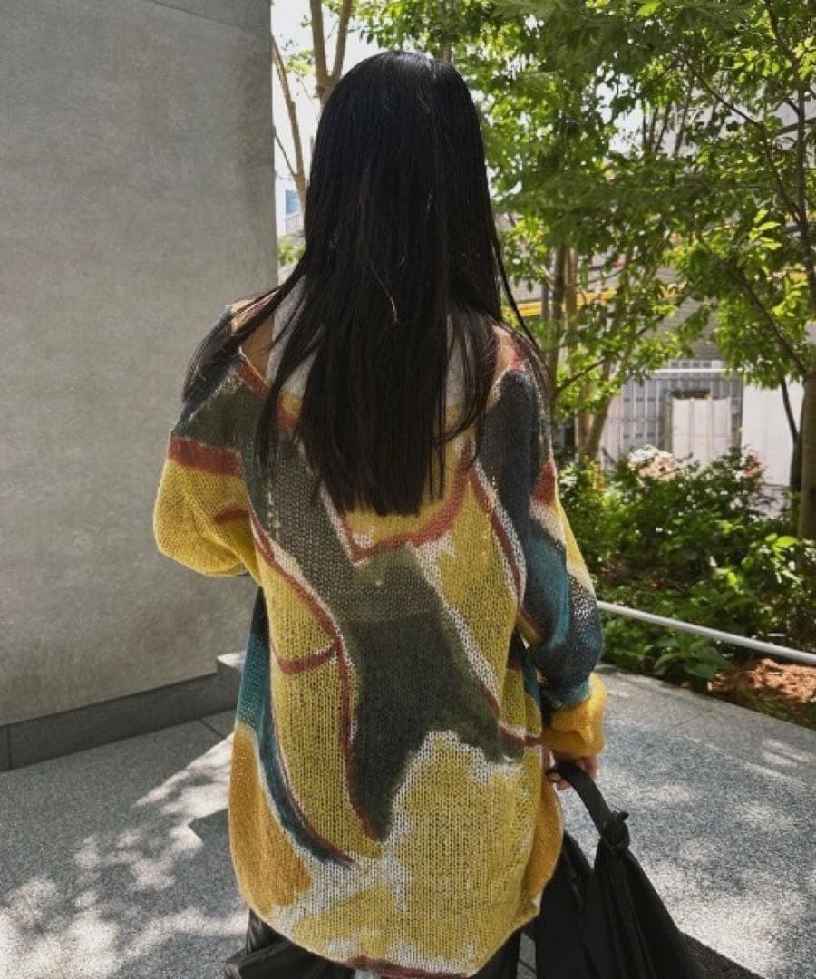 トップス Ameri MY DEAR LOOSE KNIT TOP