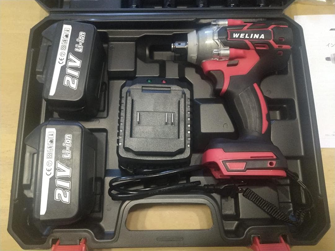 電動インパクトレンチ ブラシレスモーター搭載 自動停止機能 無段変速