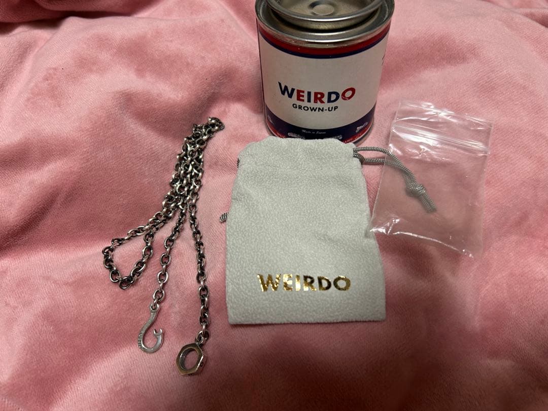 美品！WEIRDO JEWELRYウィアードジュエリーSILVERナットチェーン