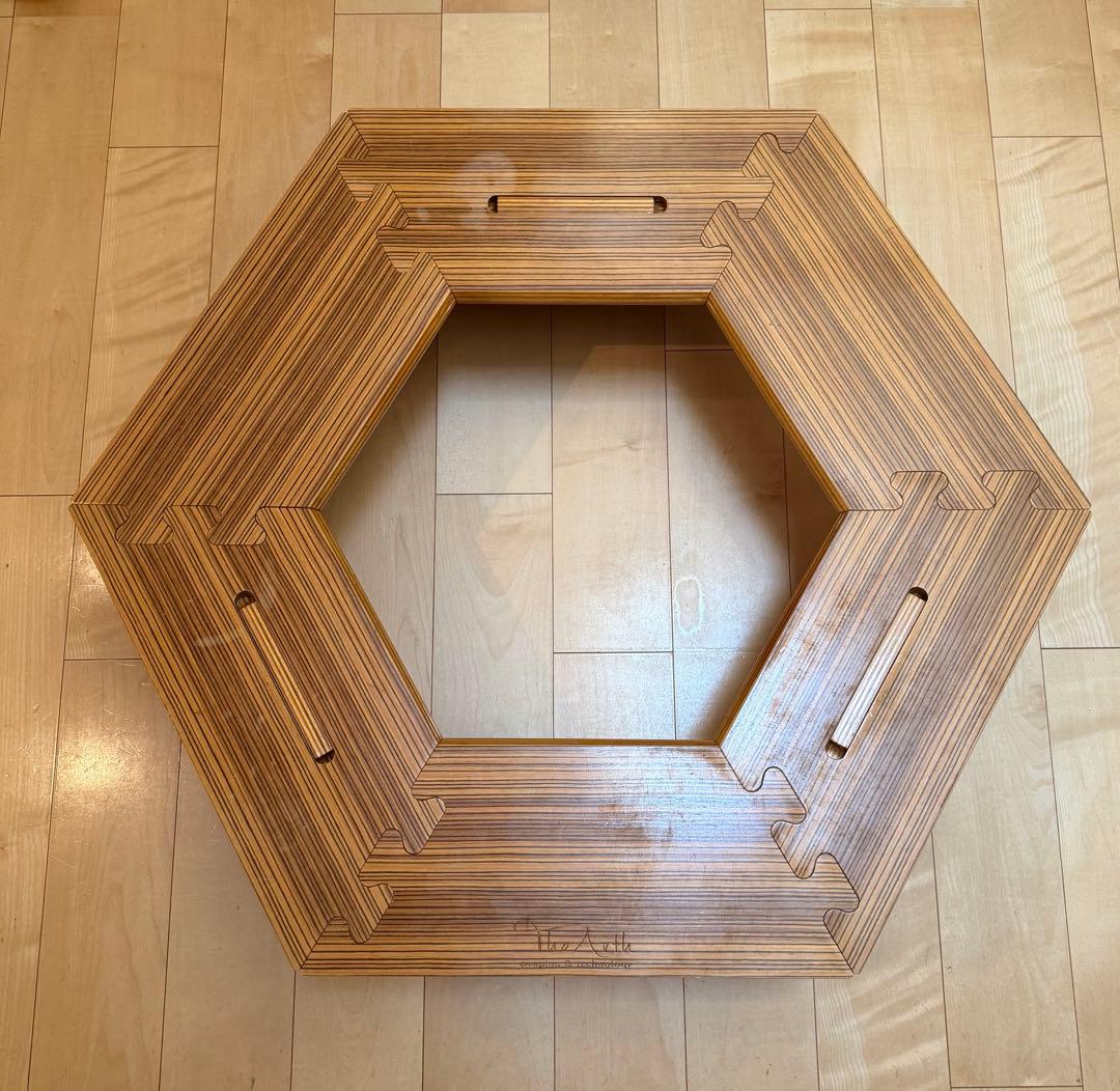 六角テーブル　ヘキサテーブル　しま次郎　thearth