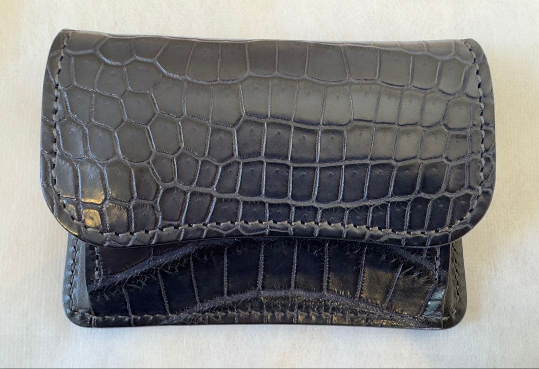 WILDSWANS TONGUE FP クロコネイビー×サドルブラック限定完売品