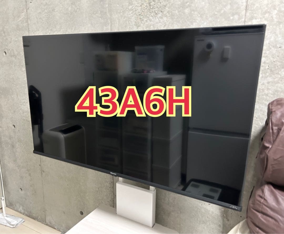 テレビ　ハイセンス　43型　43A6H