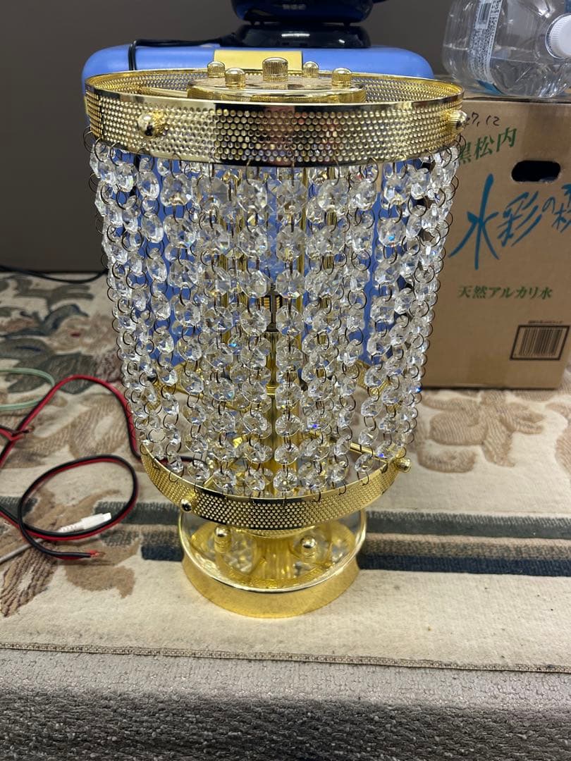 トラック　置き型シャンデリア