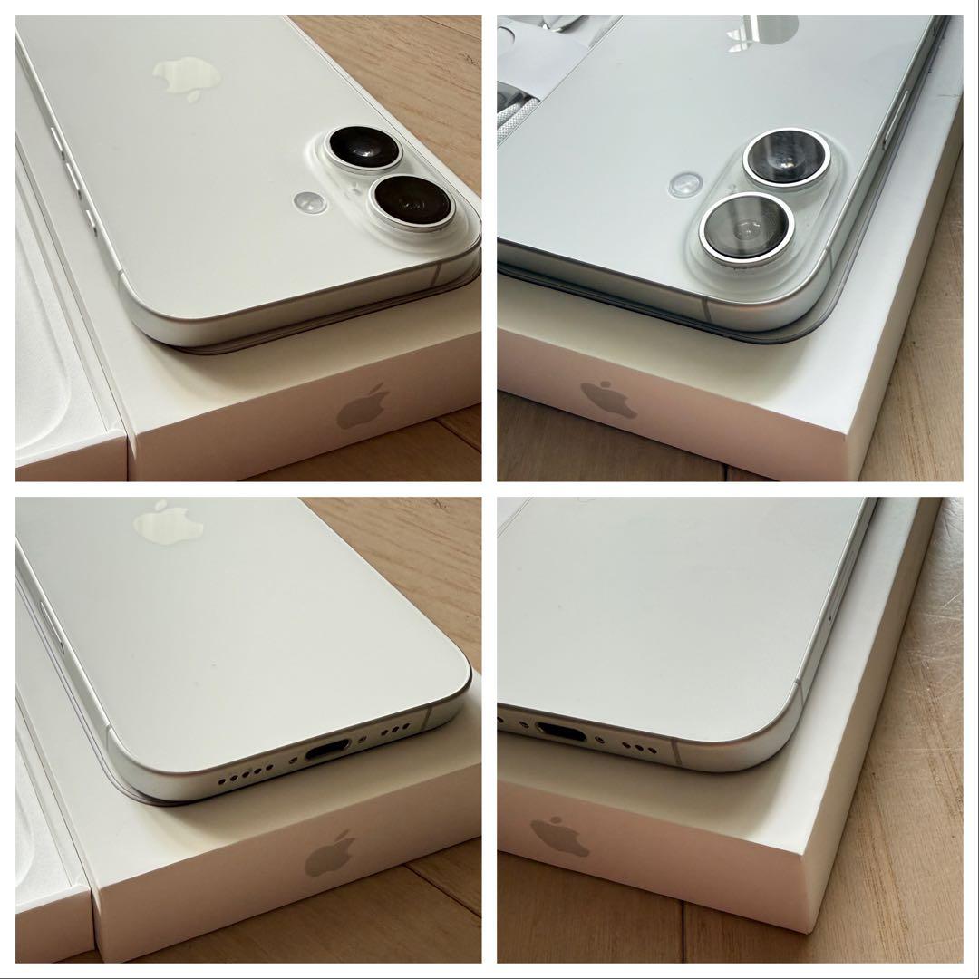 iPhone 16 128GB ホワイト SIMフリー バッテリー100%
