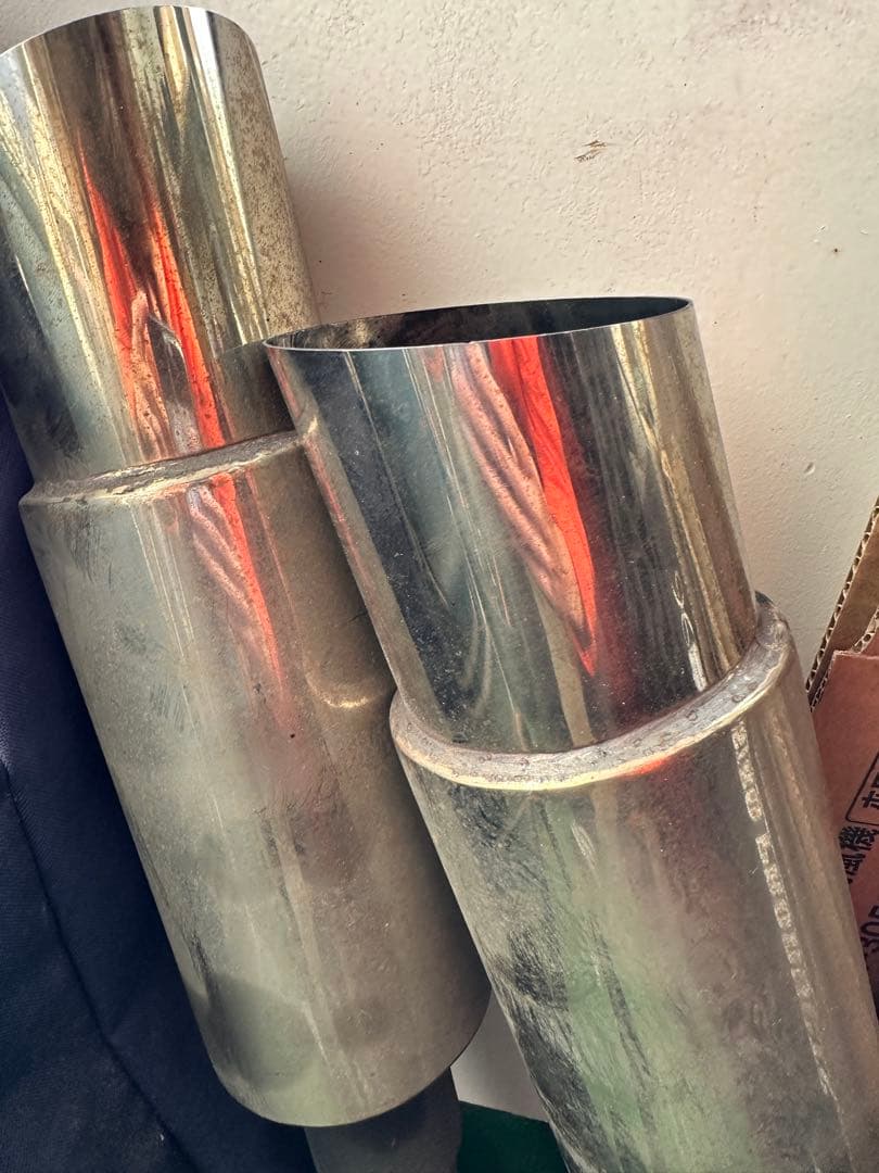 レヴォーグ　ワンオフストレートマフラーリアピース