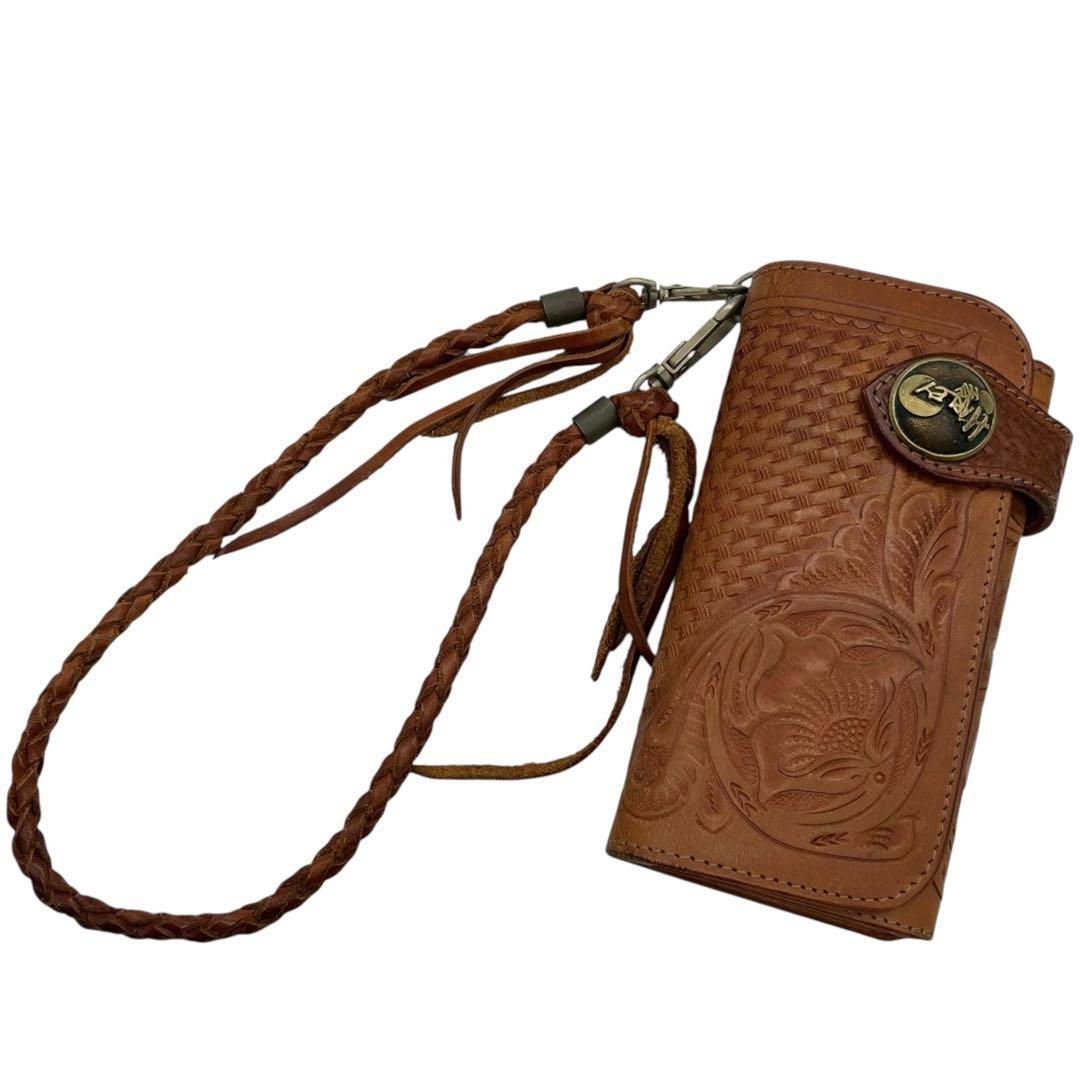 小物 Alzuni Long Wallet Carving Y2k Archive