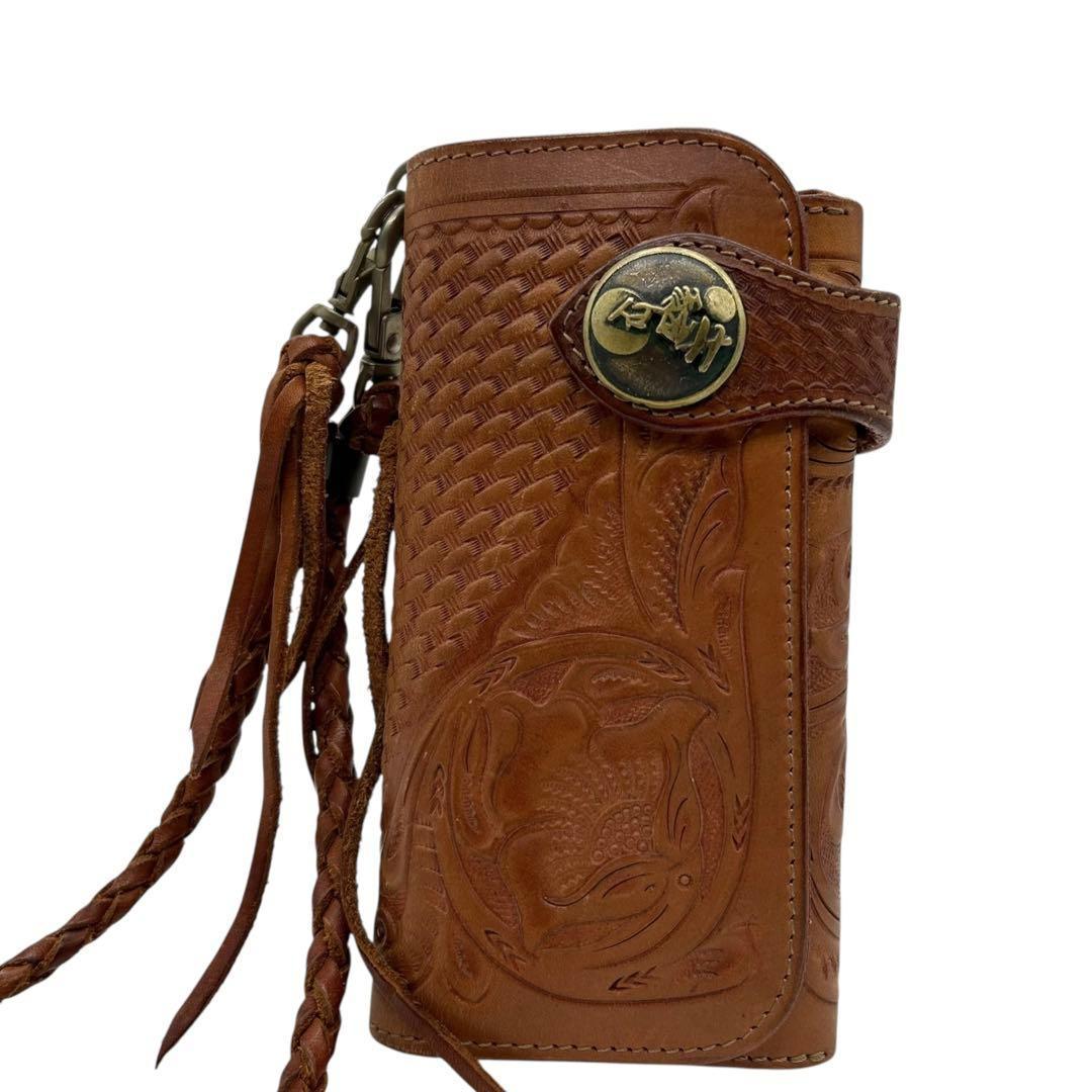 小物 Alzuni Long Wallet Carving Y2k Archive