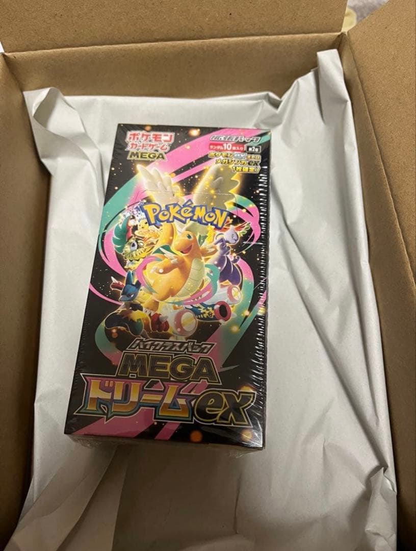 ポケモンカードゲーム MEGA ドリームEX BOX シュリンク付き　ポケセン産