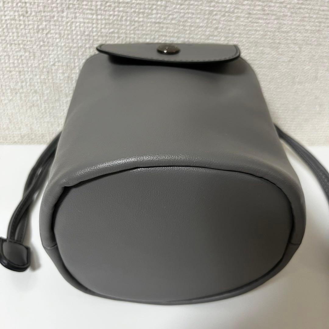 【新品】ロンシャン ル プリアージュ エクストラ XS バケットバッググレー