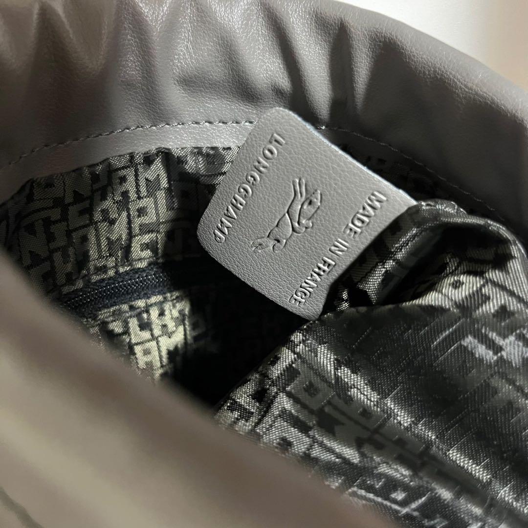 【新品】ロンシャン ル プリアージュ エクストラ XS バケットバッググレー