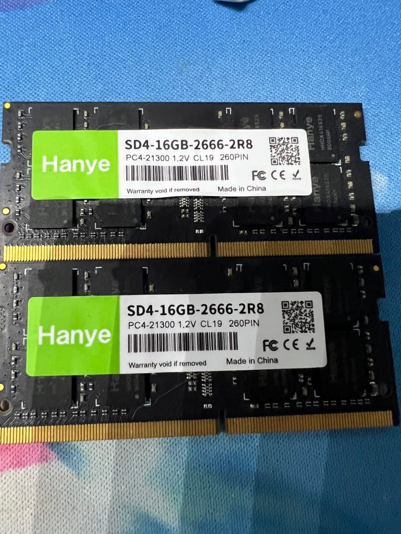 メモリー DDR4 SODIMM 16GBx2 32GB