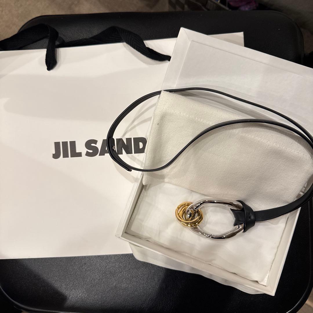 JIL SANDER ジルサンダー　レザー　ネックレス