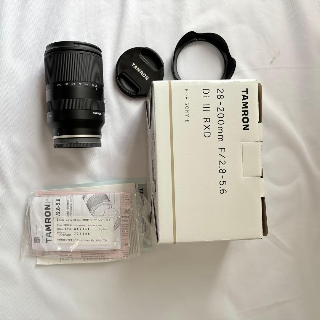 K様用 TAMRON 28-200mm F/2.8-5.6 Di III RXD